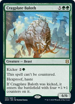 Cragplate Baloth card from Promo Pack: Zendikar Rising