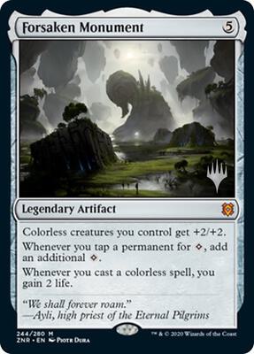 Forsaken Monument card from Promo Pack: Zendikar Rising