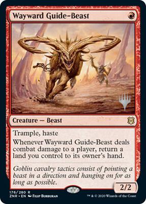 Wayward Guide-Beast card from Promo Pack: Zendikar Rising