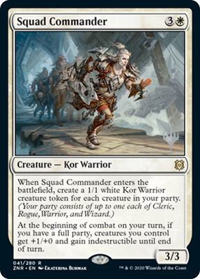 Squad Commander card from Promo Pack: Zendikar Rising