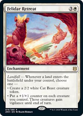 Felidar Retreat card from Promo Pack: Zendikar Rising