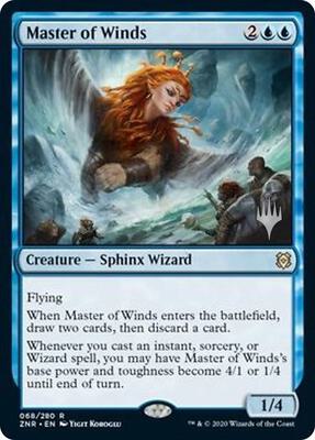 Master of Winds card from Promo Pack: Zendikar Rising