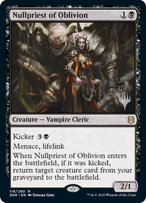 Nullpriest of Oblivion card from Promo Pack: Zendikar Rising