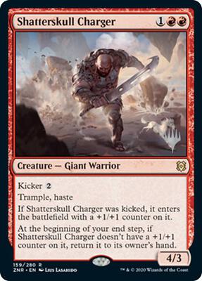 Shatterskull Charger card from Promo Pack: Zendikar Rising