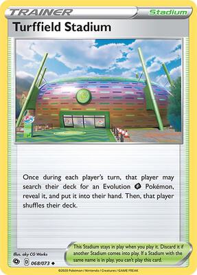 Turffield Stadium card from Champion's Path