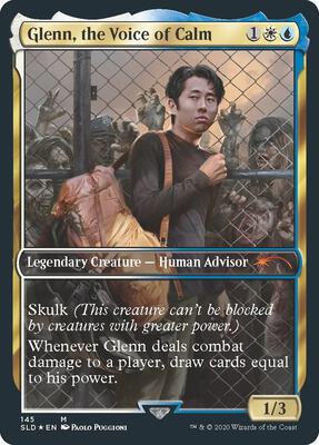 Glenn, the Voice of Calm card from Secret Lair Drop Series