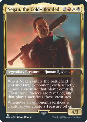 Negan, the Cold-Blooded card from Secret Lair Drop Series