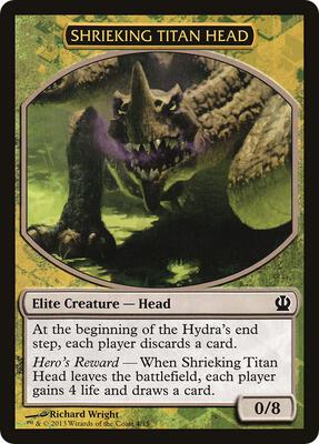 Shrieking Titan Head card from Hero's Path Promos