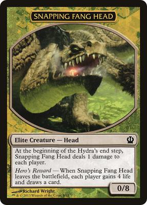 Snapping Fang Head card from Hero's Path Promos