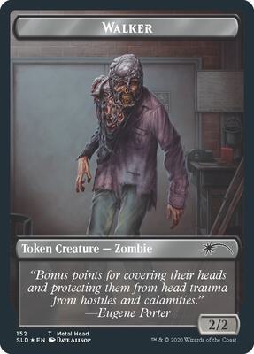 Walker (Metal Head // Treasure) Double-sided Token card from Secret Lair Drop Series