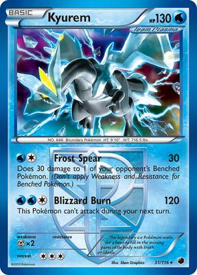 Kyurem - 31/116 card from Deck Exclusives