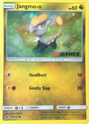 Jangmo-o - 75/111 (Cosmos Holo) (EB Games Promo) card from Miscellaneous Cards & Products