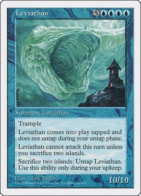 Leviathan card from Fifth Edition
