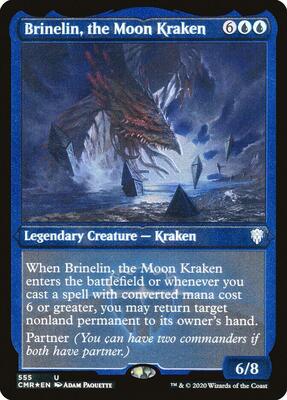 Brinelin, the Moon Kraken (Foil Etched) card from Commander Legends