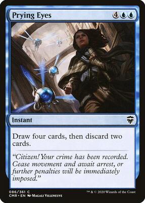 Prying Eyes card from Commander Legends
