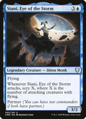 Siani, Eye of the Storm card from Commander Legends