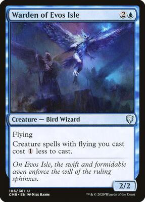 Warden of Evos Isle card from Commander Legends