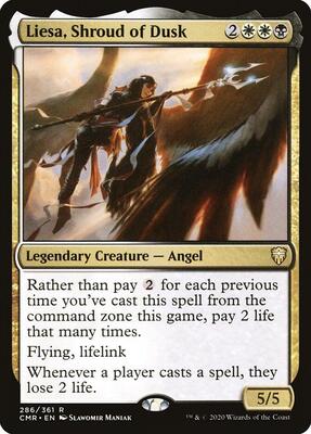 Liesa, Shroud of Dusk card from Commander Legends