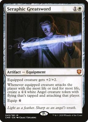 Seraphic Greatsword card from Commander Legends