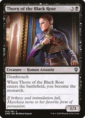 Thorn of the Black Rose card from Commander Legends