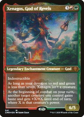 Xenagos, God of Revels (Foil Etched) card from Commander Legends