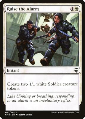 Raise the Alarm card from Commander Legends