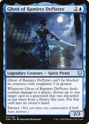 Ghost of Ramirez DePietro card from Commander Legends