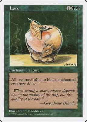 Lure card from Fifth Edition