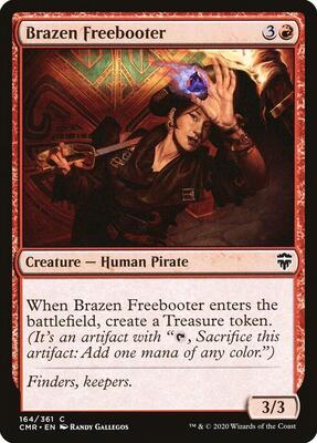 Brazen Freebooter card from Commander Legends