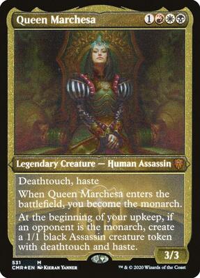 Queen Marchesa (Foil Etched) card from Commander Legends