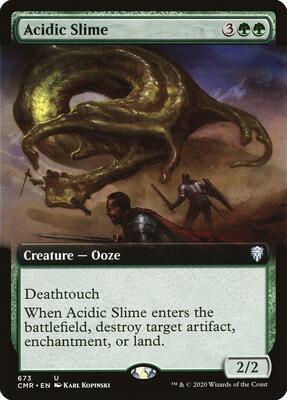 Acidic Slime (Extended Art) card from Commander Legends