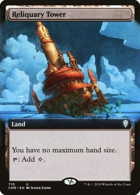 Reliquary Tower (Extended Art) card from Commander Legends