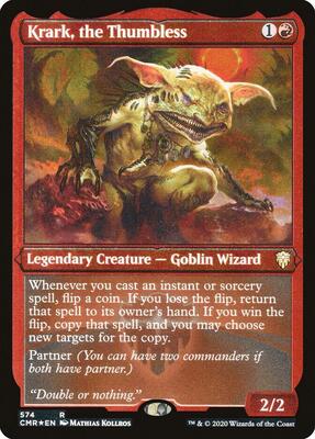 Krark, the Thumbless (Foil Etched) card from Commander Legends