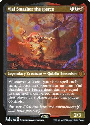 Vial Smasher the Fierce (Foil Etched) card from Commander Legends