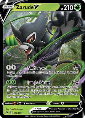 Zarude V card from SWSH04: Vivid Voltage