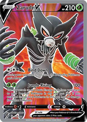 Zarude V (Full Art) card from SWSH04: Vivid Voltage