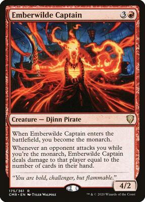 Emberwilde Captain card from Commander Legends