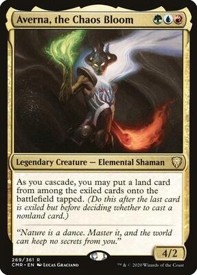 Averna, the Chaos Bloom card from Commander Legends