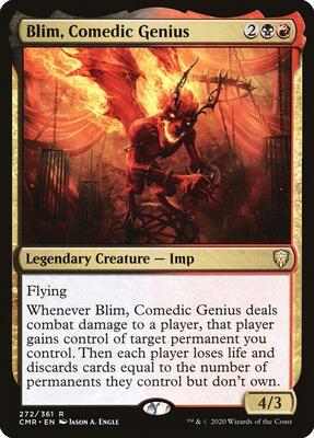 Blim, Comedic Genius card from Commander Legends