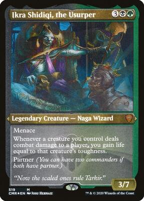 Ikra Shidiqi, the Usurper (Foil Etched) card from Commander Legends