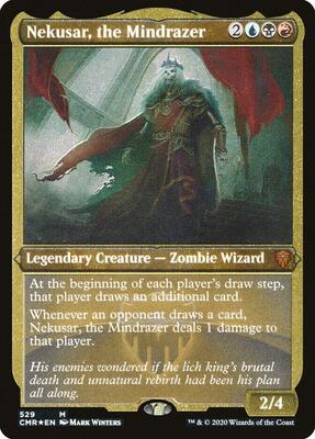 Nekusar, the Mindrazer (Foil Etched) card from Commander Legends