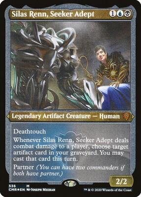 Silas Renn, Seeker Adept (Foil Etched) card from Commander Legends