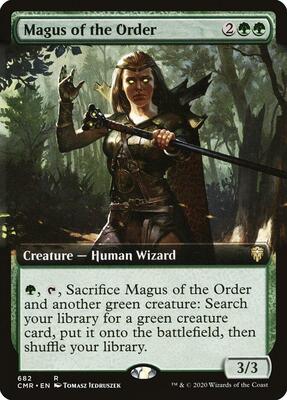 Magus of the Order (Extended Art) card from Commander Legends