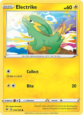 Electrike card from SWSH04: Vivid Voltage