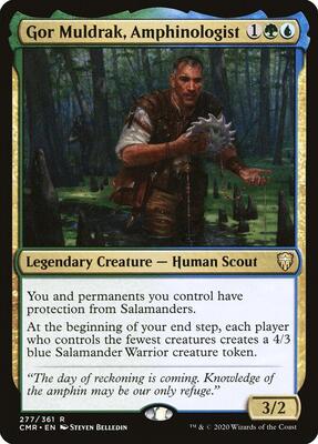 Gor Muldrak, Amphinologist card from Commander Legends