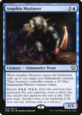 Amphin Mutineer card from Commander Legends