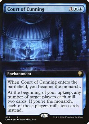 Court of Cunning (Extended Art) card from Commander Legends