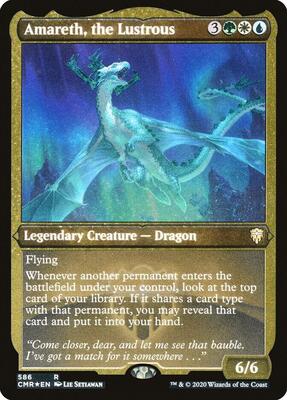 Amareth, the Lustrous (Foil Etched) card from Commander Legends