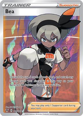 Bea (Full Art) card from SWSH04: Vivid Voltage