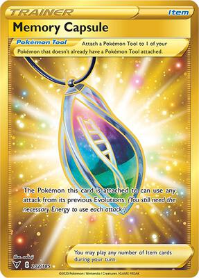 Memory Capsule (Secret) card from SWSH04: Vivid Voltage